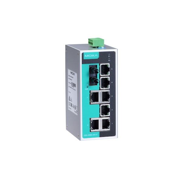 Unmgd Eth. Swtch W/ 7 10/100Baset(X)Ports, M1Eds208Amst